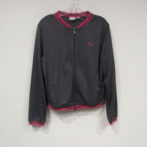 Puma Perforated Track Jacket Size Large EUC